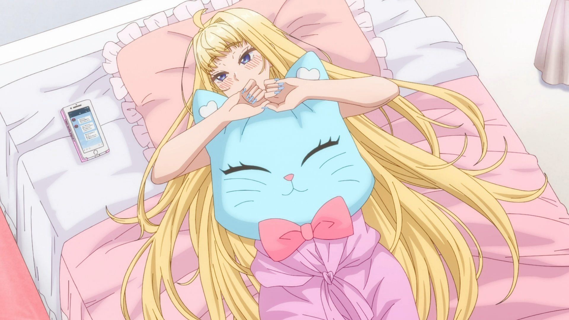 Minami Fuyuki, as seen flustered in the anime (Image via Silver Link and Blade)